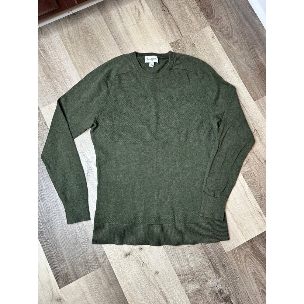 Men's Goodfellow & Co Green Knit Sweater Size Medium
